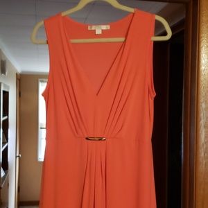 Maxi dress with matching shoes